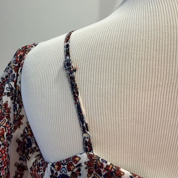 Banana Republic Black, Red, Brown Patterned Maxi Dress - Picture 5 of 7